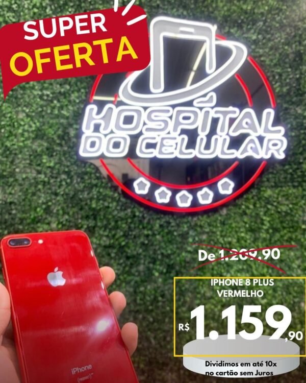 Iphone 8 Plus Vermelho